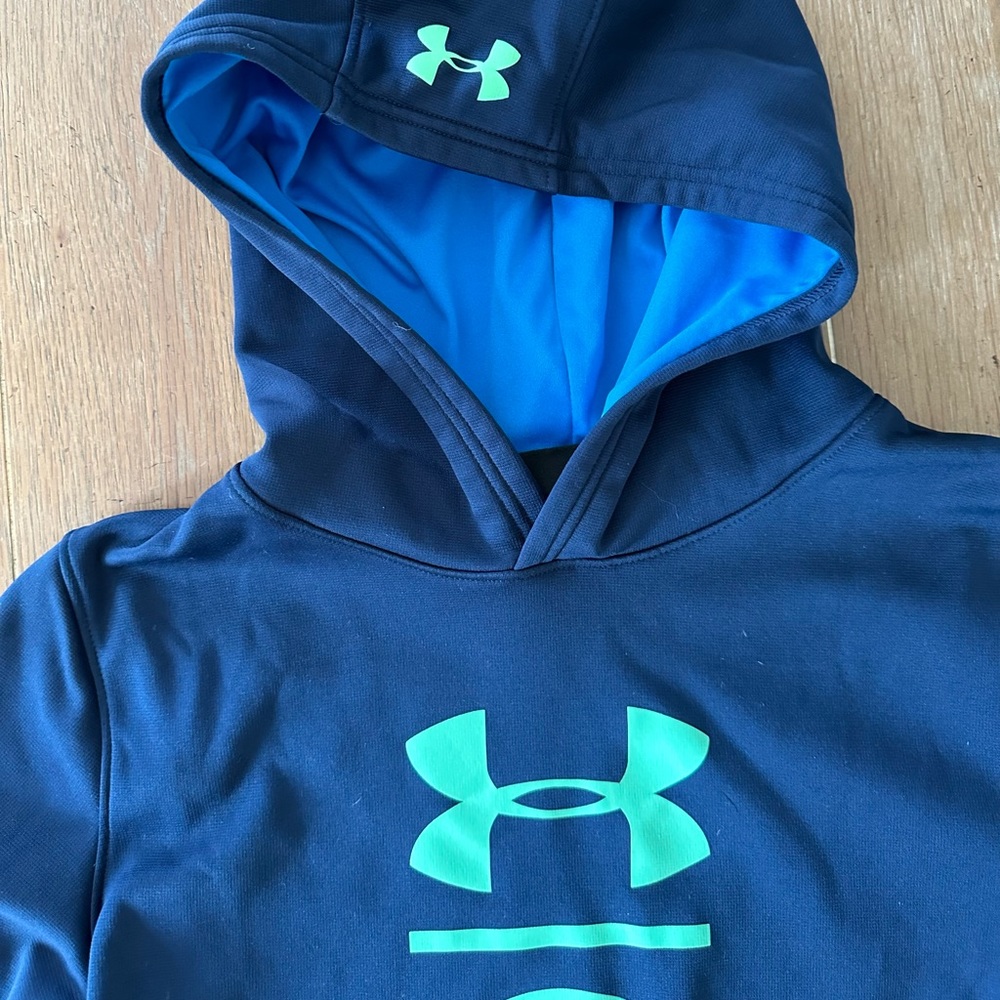 Under Armour Kids’ Boys’ Baseball Graphic Hooded Sweatshirt Hoodie - Picture 5 of 9